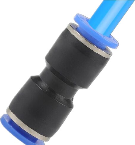 100pcs/Pack PU Pneumatic Fittings I type 2-way Straight connector for 4mm 6mm 8mm 10mm 12mm tube(4mm) in Saudi Arabia
