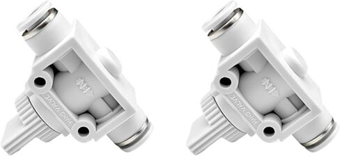 HVFF pneumatic quick connector manual valve trachea hose 4 6 8 10 12mm cylinder solenoid valve connector(HVFF-10) in Saudi Arabia