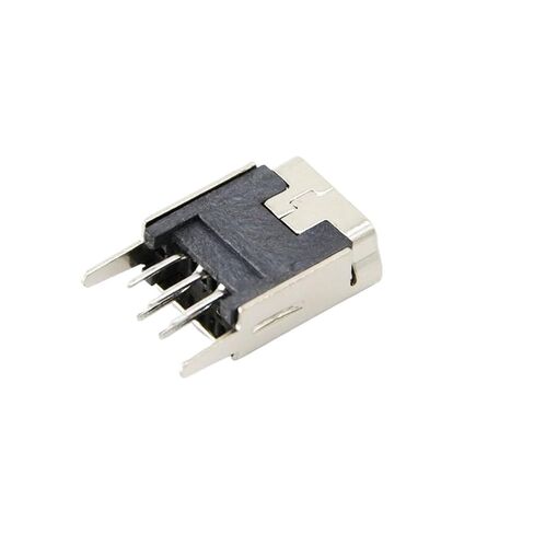 Fengpeng 10/50 قطعة USB SMT SMD DIP 5 دبوس أنثى نوع B مقبس موصل التوصيل مستقيم جاك الذيل المكونات في (النوع-1، 10 قطع) in Kuwait