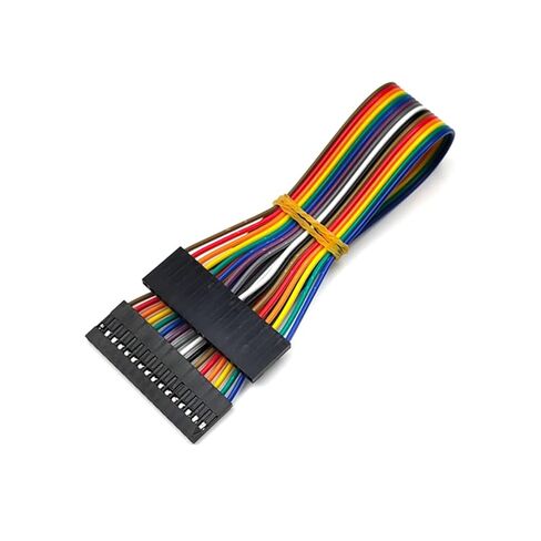 Fengpeng 1 قطعة 2.54 مللي متر خط الملعب أنثى/ذكر 16/20Pin كابل موصل 10/20/30 سنتيمتر مزدوج الرأس 16P 20P سلك توصيل معزز (16P ، 20 سنتيمتر) in Kuwait