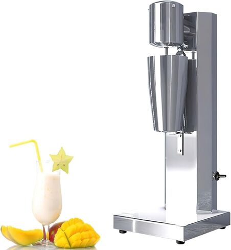 Milkshake Maker, 18000RMP Electric Milk Shakers, Milkshake Machine, Stainless Steel Milk Shaker, Commercial Milkshake Machine, Maker Mixer Smoothie Milk,B-SingleHead (A DoubleHead) in Saudi Arabia