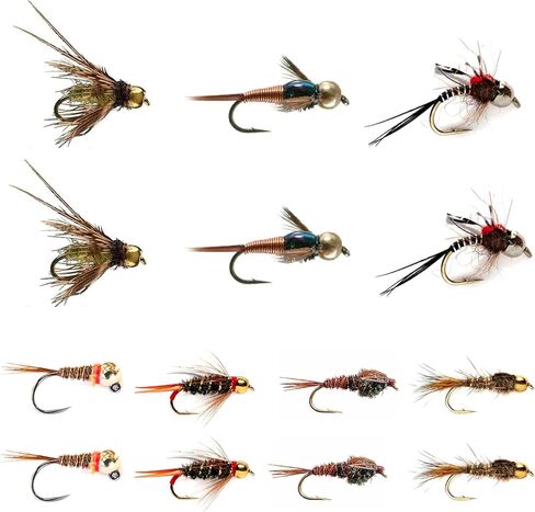 مجموعة RoxStar Fly Shop Dry Fly Hatch! | 14 ذبابة جافة ممتازة + عضوية لمدة عام في Trout Unlimited وRoxStar Club | ثبت ذبابة صيد الذباب! | مقيد في المنزل - لا يتم الاستعانة بمصادر خارجية أبدًا in Kuwait