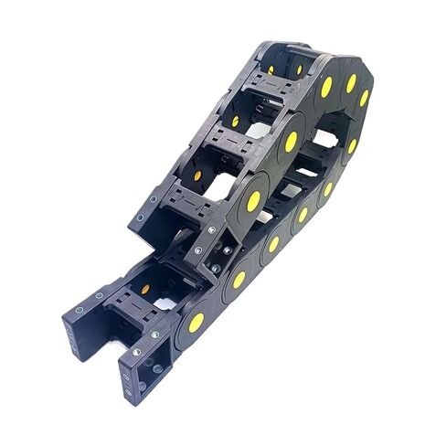 Cable Drag Chains 1pc 45 Series 1 Meter Drag Chain Cable Wire Holder Plastic Towline(R150,45x154 mm) in Saudi Arabia
