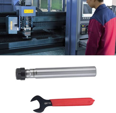 قضيب تمديد، 45 46HRC 40Cr حامل أدوات، قضيب تمديد، حامل أدوات ساق مستقيمة + مخرطة CNC ER11 كوليت وملحقات طحن من الفولاذ الكربوني للارتفاع in Saudi Arabia