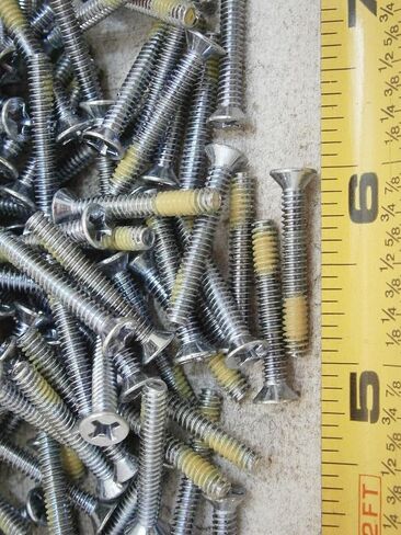 حزمة جديدة من براغي الماكينة رقم 6/32 × 1 مجموعة رقعة ثلاثية ثلاثية الرأس من الفولاذ من فيليبس مكونة من 100#5695 مجموعة متنوعة من أدوات تثبيت الأجهزة الشاملة متعددة الأغراض WnyNEH04397 in Saudi Arabia