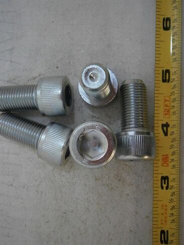 New Pack of Cap Screws 1/2-20 x 1 Socket Head Alloy Steel Zinc Plated Lot of 5#1290 Multi-Purpose Comprehensive Hardware Fastener Assortment Kit WnyNEH03901 in Saudi Arabia