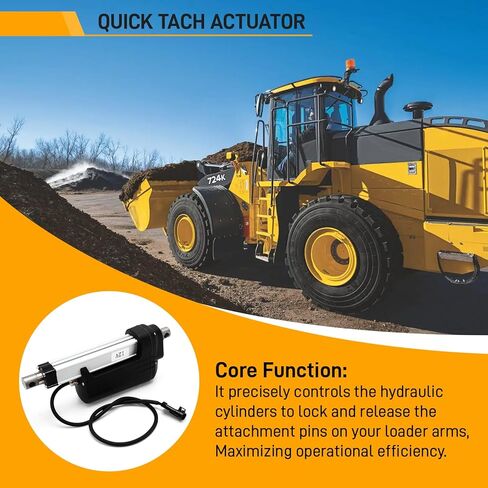 AT494284 Quick Tach Actuator Fit for John Deere 318D 320D 323D 319D 329D 328E 204K 204L 244J 244K 244L 304J, Quick-Tach Actuator Replace OE#AT424407, AT361276, AT471581, AT318535, SS440 in Saudi Arabia