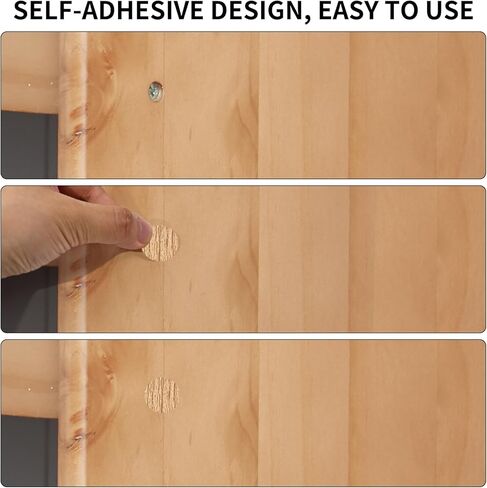 Screw Hole Covers Stickers, 21 mm Adhesive PVC Screw Cover Caps, 12 Basic Colors Wood Stickers for Furniture Desk Wall Cabinets Wardrobes 648 PCS in Saudi Arabia