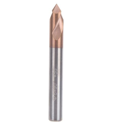 Tungsten Steel Spotting Drill Bit, 55HRC Hardness, Silicon Coated, for Milling Machine Turning, Easy Install Remove, Tool (D6*50 * 2t*90) in Kuwait