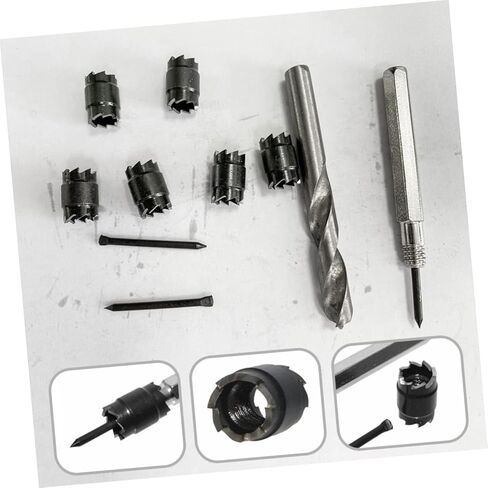 NUOBESTY 9pcs High Efficiency Welding Drill Bit for High-Speed Tools for Welding Applications Easy to Install in Saudi Arabia