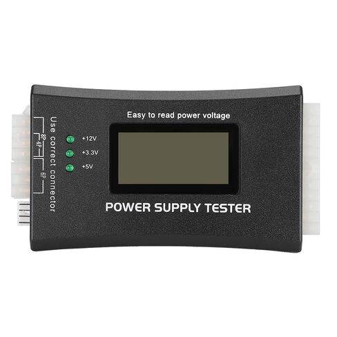 جهاز اختبار إمداد الطاقة للكمبيوتر الشخصي، جهاز اختبار الترانزستور بشاشة الكريستال السائل LCD، مكثف ترانزستور التنبيه تلقائيًا، لواجهات 20Pin 24Pin P4 P6 P8 PCI E in Kuwait