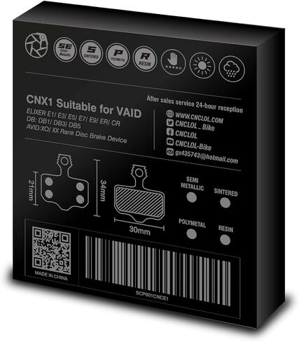 مكابح قرصية للدراجة لـ Avid Elixir 1 3 5 7 9 ER CR Mag، مكابح الدراجة لـ Sram Level T TL Rival XX، X0، XXWC DB1 DB3 DB5 MTB مكابح. (الراتنج/شبه معدني) in Kuwait