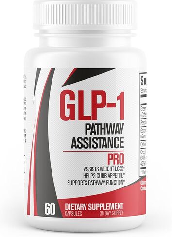 GLP-1 PRO | Weight Loss Pills, Appetite Suppressant & Fat Burner for Men & Women | Supports Healthy Pathways Associated with GLP-1 Activity | 3rd Party Tested - 60 Capsules for Adults in Saudi Arabia