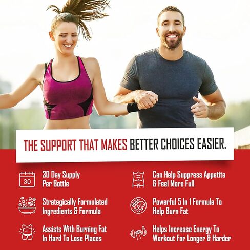 GLP-1 PRO | Weight Loss Pills, Appetite Suppressant & Fat Burner for Men & Women | Supports Healthy Pathways Associated with GLP-1 Activity | 3rd Party Tested - 60 Capsules for Adults in Saudi Arabia