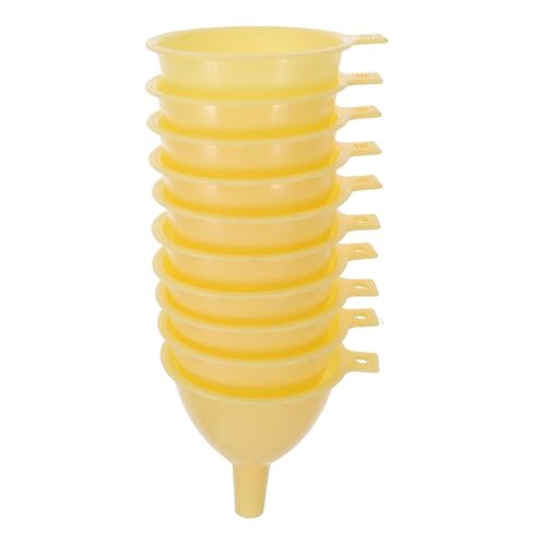 Healifty 10pcs Plastic Lab Funnels 60mm Diameter Large Mouth Filling Funnels for Laboratory Liquid Transfer and Chemistry Experiments in Saudi Arabia