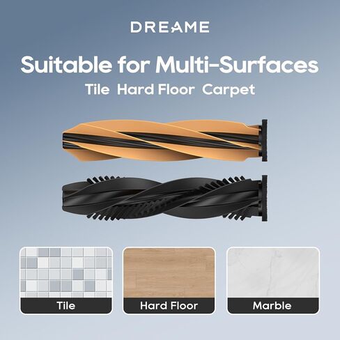 DREAME HyperStream Detangling DuoBrush for X50 Ultra / L50 Ultra / L40s Ultra / Aqua10 Series / D20 Plus / D20 Pro Plus / Matrix10 Ultra Robot Vacuum and Mop Roller HyperStream Detangling DuoBrush in Saudi Arabia