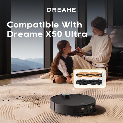 DREAME HyperStream Detangling DuoBrush for X50 Ultra / L50 Ultra / L40s Ultra / Aqua10 Series / D20 Plus / D20 Pro Plus / Matrix10 Ultra Robot Vacuum and Mop Roller HyperStream Detangling DuoBrush in Saudi Arabia
