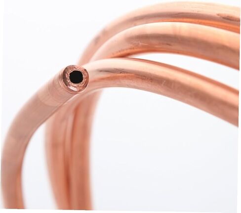 SOLUSTRE 2pcs Soft Coil Copper Tubing 2m Length 4×0.5mm Thin Wall Refrigeration Air Conditioner Copper Tube Coil for Hvac and Freezer Applications in Saudi Arabia
