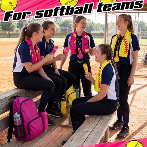 24 قطعة من هدايا فريق الكرة اللينة، تتضمن 12 منشفة تبريد مقاس 40 بوصة × 12 بوصة، و12 مروحة محمولة ومروحة محمولة للحصول على مكافآت تذكارية وحشو هدايا رياضية للحفلات in Kuwait