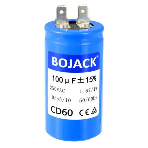 BOJACK 100 فائق التوهج/MFD 250 VAC ± 15% 50/60 هرتز CD60 مكثف البدء الدائري العالمي محرك كهربائي يبدأ استبدال الأجزاء in Kuwait