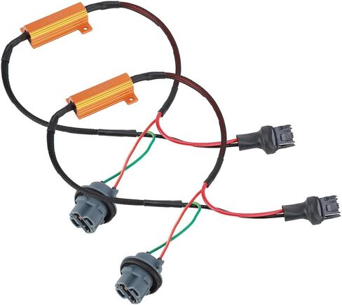 B08Y8Tdqdy، مقاومات الحمل LED بدوره - 7440 T20 50W8RJ سلك مقاوم واحد مثبت فلاش فرط لأضواء الانعطاف LED in Saudi Arabia
