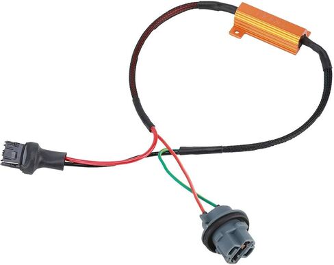 B08Y8Tdqdy، مقاومات الحمل LED بدوره - 7440 T20 50W8RJ سلك مقاوم واحد مثبت فلاش فرط لأضواء الانعطاف LED in Saudi Arabia