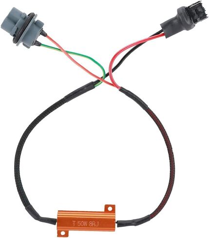 B08Y8Tdqdy، مقاومات الحمل LED بدوره - 7440 T20 50W8RJ سلك مقاوم واحد مثبت فلاش فرط لأضواء الانعطاف LED in Saudi Arabia