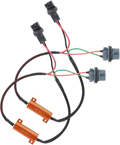 B08Y8Tdqdy، مقاومات الحمل LED بدوره - 7440 T20 50W8RJ سلك مقاوم واحد مثبت فلاش فرط لأضواء الانعطاف LED in Saudi Arabia