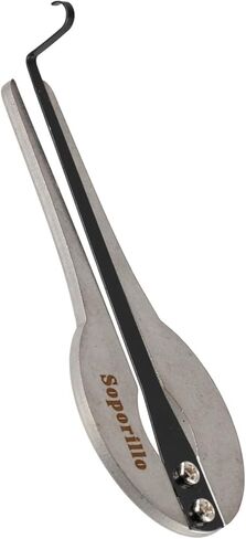 Stainless Steel Jaw Harp Ethnic Mouth Harp Musical Instrument for Beginners, Portable Russian Style with Chrome Finish 4.9 in Large Size(Medium size) in Saudi Arabia