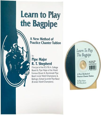 Bagpipes Easy to Follow Manual Book And CD For Learn To Play The Bagpipe Music Book and CD, Bagpiper Music CD Book, Bagpipes CD in Saudi Arabia