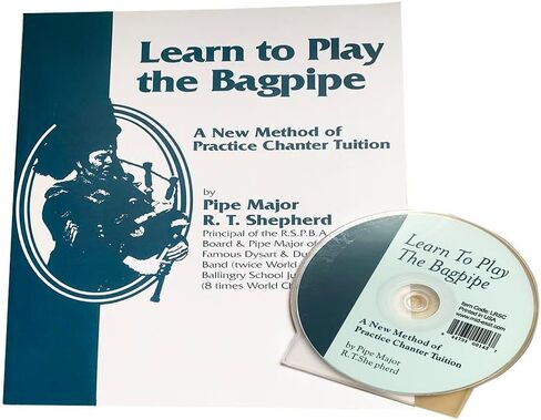 Bagpipes Easy to Follow Manual Book And CD For Learn To Play The Bagpipe Music Book and CD, Bagpiper Music CD Book, Bagpipes CD in Saudi Arabia