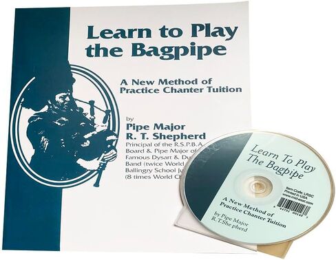 Bagpipes Easy to Follow Manual Book And CD For Learn To Play The Bagpipe Music Book and CD, Bagpiper Music CD Book, Bagpipes CD in Saudi Arabia