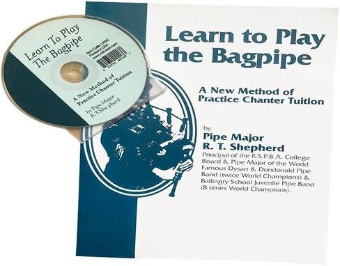 Bagpipes Easy to Follow Manual Book And CD For Learn To Play The Bagpipe Music Book and CD, Bagpiper Music CD Book, Bagpipes CD in Saudi Arabia