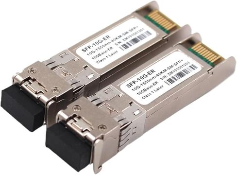 Compatible with H3C 10G multi-mode optical module dual-fiber SFP+ 10G 850nm optical module SFP-10G-SR 10G single-mode dual-fiber 10 40 80KM electrical port optical module ( Color : 10G 1550nm 40KM SFP in Saudi Arabia