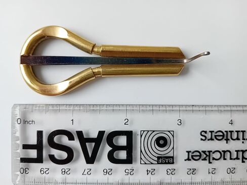 Jaw Harp - مانيتو، نحاسي، صوت متوسط ​​النغمة. المبتدئين - الصف المتوسط، 81 ملم (3.2 بوصة) in Kuwait