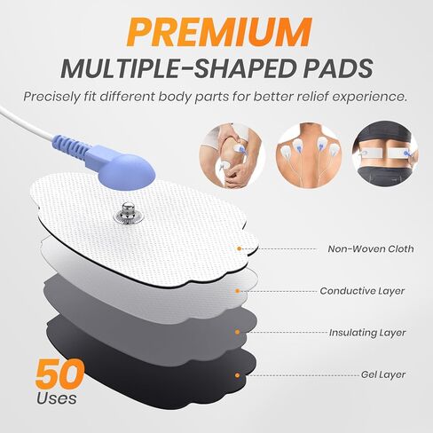 24 وضعًا لوحدة تحفيز العضلات مع أحدث شاشة ملونة، منفذ مبتكر من النوع C، جهاز TENS 3 في 1 قابل لإعادة الشحن للكتف، علاج لتخفيف آلام الظهر، آلة تدليك EMS، 10 وسادات in Kuwait