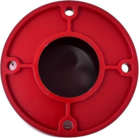 Bass Rockers 2" Throat 5.65" Exit Colorful Horn Wave Guide UV Resistant Chrome Finish for Bolt on Compression Driver 5.3" Height (Red) 4 Pack in Saudi Arabia