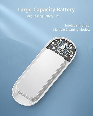 Jewelry Cleaner, Portable Travel Ultrasonic Jewelry Cleaner Machine with 3 Mode, Rechargeable 45KHz Diamond Cleaner for Rings, Watch, Glasses and Retainer, Professional Coin and Gold Cleaner in Saudi Arabia