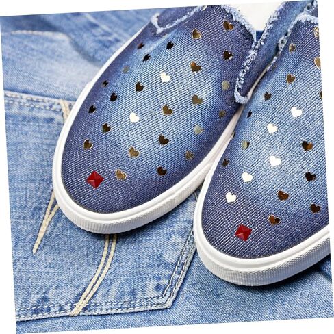 Lurrose 100Pcs Shape Studs for DIY Crafts Easy to Install Decorative Rivets for Clothing Shoes Bags Accessories Versatile Practical Design for Creative Projects in Saudi Arabia