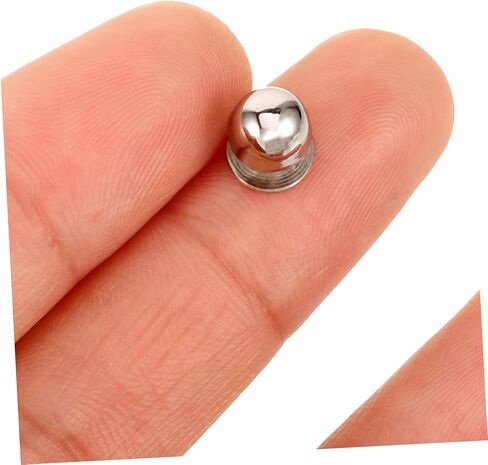 OSALADI 10Pcs Round Rivets Punk Studs for DIY Crafting Fashionable Decoration for Shoes Bags Clothing Durable and Safe Metal Spikes for Stylish Accessories in Saudi Arabia