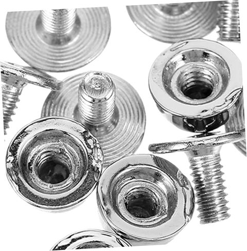 OSALADI 10Pcs Round Rivets Punk Studs for DIY Crafting Fashionable Decoration for Shoes Bags Clothing Durable and Safe Metal Spikes for Stylish Accessories in Saudi Arabia