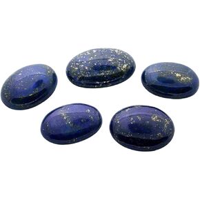 58.15 Carat 5 Oval Rich Color Pyrite Lapis Lazuli Cabochon T3A67/112825 in Kuwait