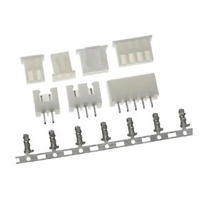 Fengpeng 10 مجموعات JST XH2.54 2/3/4/5Pin محطات غلاف بلاستيكي قابس ذكر + موصل سلك مقبس أنثى XH 2. 2P 3P 4P 5P 6P 8P 10P 12P (مقبس دبوس منحني، 10 Set_4P) in Kuwait
