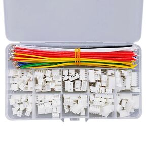 Fengpeng XH 2.54 مللي متر طقم مقبس توصيل مع سلك سيليكون مجعد مسبقًا 2/3/4/5/6 دبوس كابل محول الإسكان ذكر أنثى in Kuwait