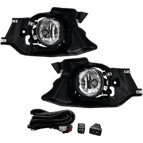 مصابيح الضباب متوافقة مع 2012 2013 2014 Honda CRV مصابيح المصد الأمامي مصابيح الهالوجين مع دعامة وأسلاك ومفتاح H11 12V 55W 1 زوج من مصابيح الضباب in Kuwait