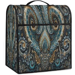Kitchen Aid Cover for Stand Mixer Dust Cover 6/7/8 Quart Bowl Lift Dust-proof Washable Kitchen Appliance Accessories Covers with Top Handle and Pockets Water-resistant African Skull Moon in Kuwait