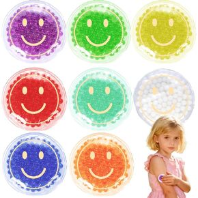 Kids Ice Pack - 8 Vibrant Colors Reusable Soft Gel Cold Compress for Children | Flexible Injury Relief for Swelling, Bumps & Bruises in Kuwait