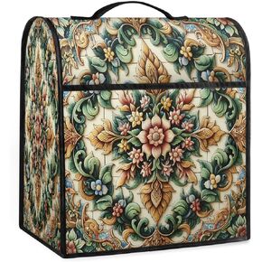 Kitchen Aid Cover for Stand Mixer Dust Cover 6/7/8 Quart Bowl Lift Dust-proof Washable Kitchen Appliance Accessories Covers with Top Handle and Pockets Water-resistant Wood Texture Vintage in Kuwait