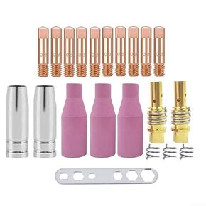 Complete Welding Accessory Kit for 15AK for MIG Torch 0 8mm Conductive Nozzles Contact Tip Holders & More in Saudi Arabia