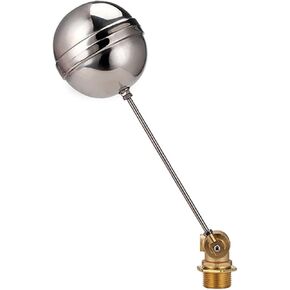 DN15 DN20 DN25 Brass/Stainless Steel Float Valve Quick-Open Floating Ball Control Valve Ceramic Core for Water Tower/Cistern(1",201SS Type) in Kuwait